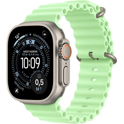 Bracelet APPLE Extension Océan vert fluo 49 mm