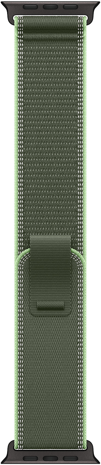 Bracelet APPLE 49 mm - S/M Trail vert/vert fluo Noir