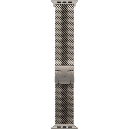 Bracelet APPLE 49 mm - Medium Milanais en titane nature