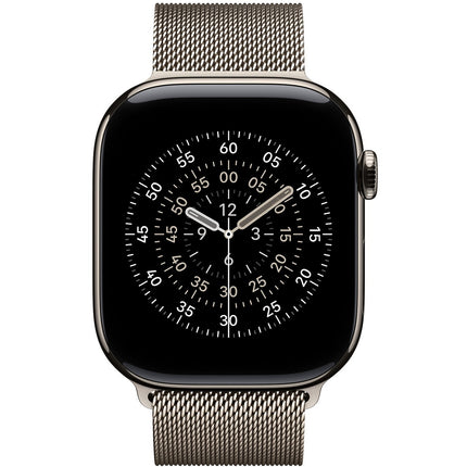 Bracelet APPLE 46 mm - S/M Milanais naturel