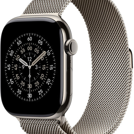 Bracelet APPLE 46 mm - M/L Milanais naturel