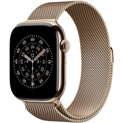 Bracelet APPLE 46 mm - M/L Milanais or