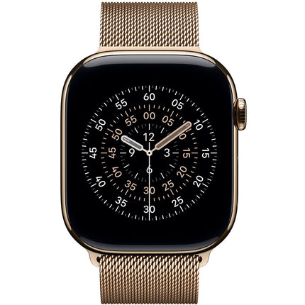 Bracelet APPLE 46 mm - M/L Milanais or