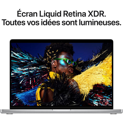 Ordinateur Apple MACBOOK Pro 16" Puce M5 Max CPU 18 / GPU 40 coeurs Mémoire RAM 48Go Stockage 2To SSD XDR