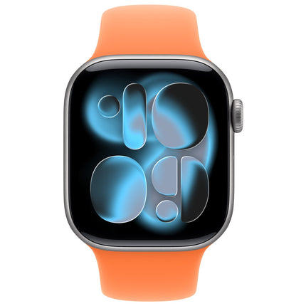 Bracelet APPLE 42mm S/M sport clémentine