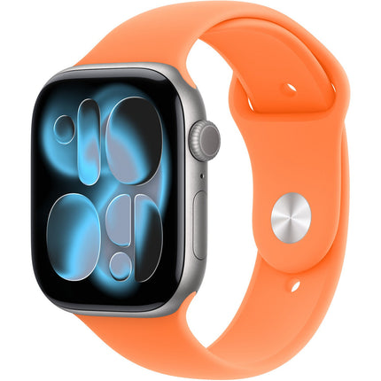 Bracelet APPLE 46mm S/M sport clémentine