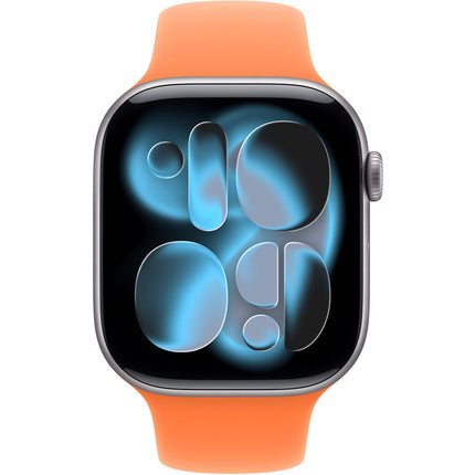 Bracelet APPLE 46mm M/L sport clémentine