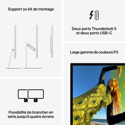 Ecran PC 5K APPLE Studio Display 27'' Verre