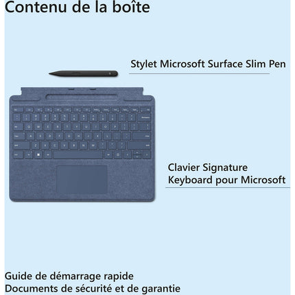 Clavier MICROSOFT Signature - Sapphire avec stylet