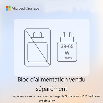 PC Hybride MICROSOFT Surface Pro 13' XElite/16/1TB Platine