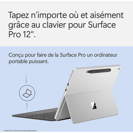 Clavier MICROSOFT Clavier +Stylet Ardoise Surface Pro 12''