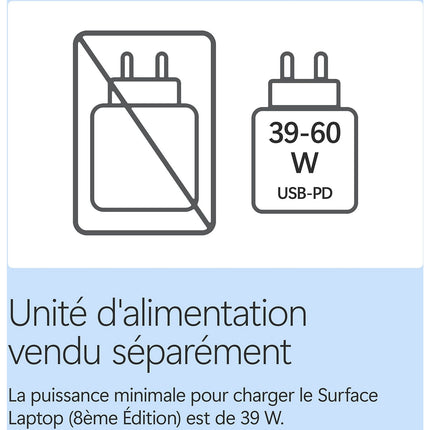 PC Hybride MICROSOFT Surface Laptop 8ème édition 13.8" XPlus RAM 16Go 512Go SSD Copilot+PC Noir