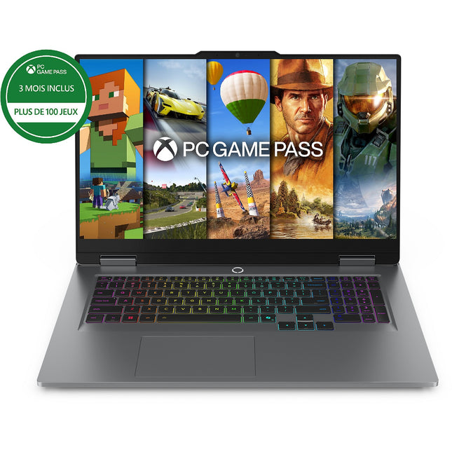 PC Gamer LENOVO Loq 17,3" FHD 165Hz Intel Core i7 13650HX Nvidia GeForce RTX 5060 16 Go RAM DDR5 SSD 512 Go