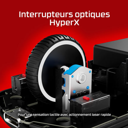 Souris Gamer Sans Fil HYPERX Pulsefire Saga Pro