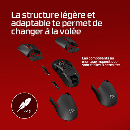 Souris Gamer Sans Fil HYPERX Pulsefire Saga Pro