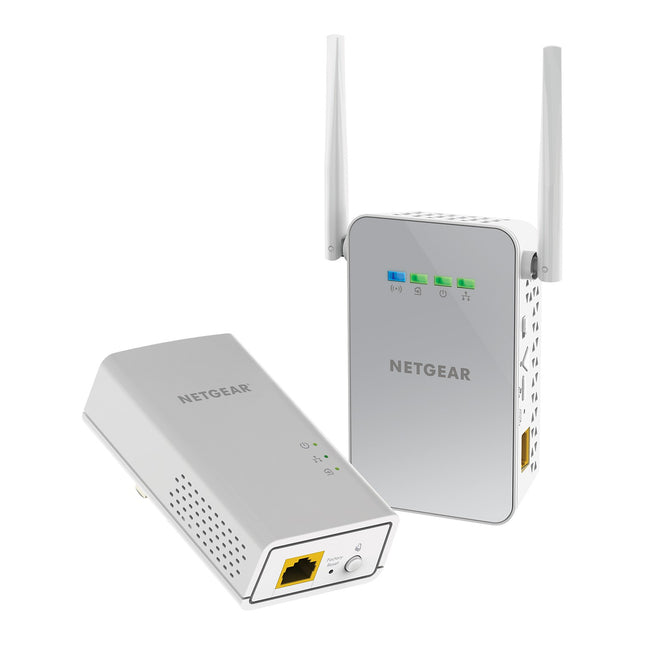 CPL Wifi NETGEAR PLW1000 Pack de 2 : 1 Filaire + 1 WIFI