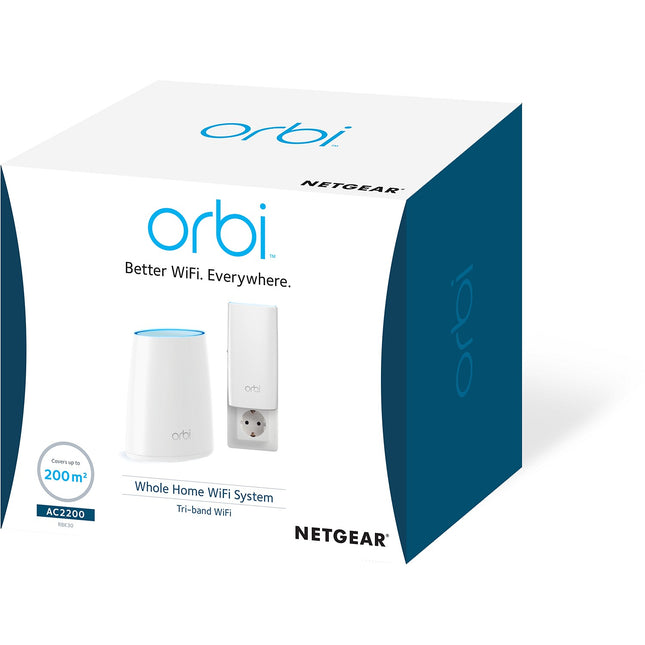 Routeur Wifi NETGEAR ORBI PACK ROUTEUR+SATELLITE RBK30-100PES