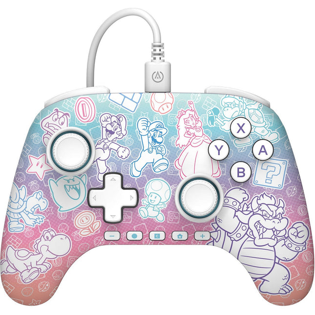 Manette POWER A Mario Mushroom Kingdom Switch 2