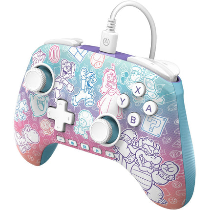 Manette POWER A Mario Mushroom Kingdom Switch 2