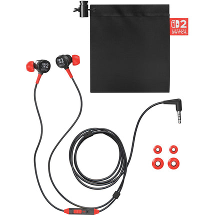 Ecouteurs Gamer POWER A Noir et rouge