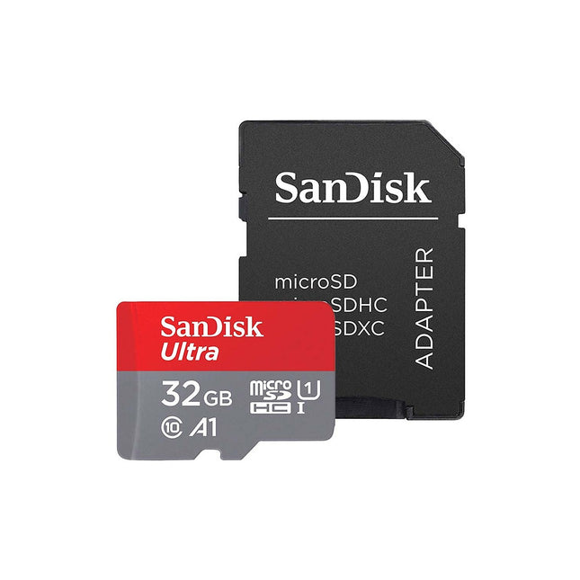 Carte Micro SD SANDISK Ultra microSDHC 32Go + SD adapteur