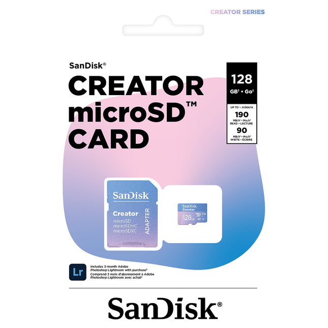 Carte Micro SD SANDISK 128Go Creator