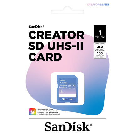 Carte SD SANDISK 1To UHS-II Creator