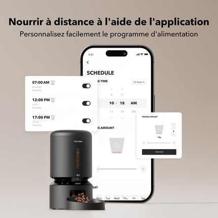 Distributeur de croquettes PETLIBRO automatique Feeder avec caméra