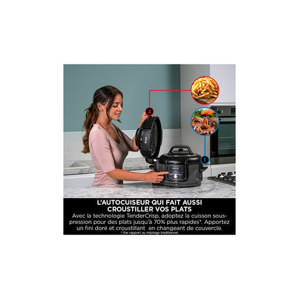 Multicuiseur NINJA Foodi OP100EU 4,7 L, 6 modes de cuisson dont air fryer