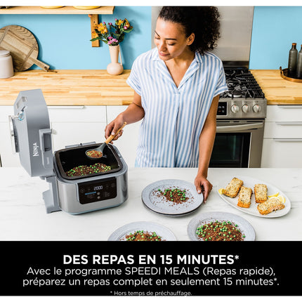 Multicuiseur NINJA Speedi ON400EU 5,7 L, 10 modes de cuisson dont air fryer