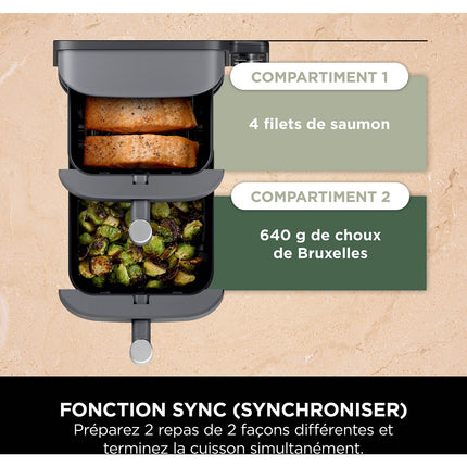 Friteuse sans huile NINJA Double Stack XL 9,5 L SL400EU