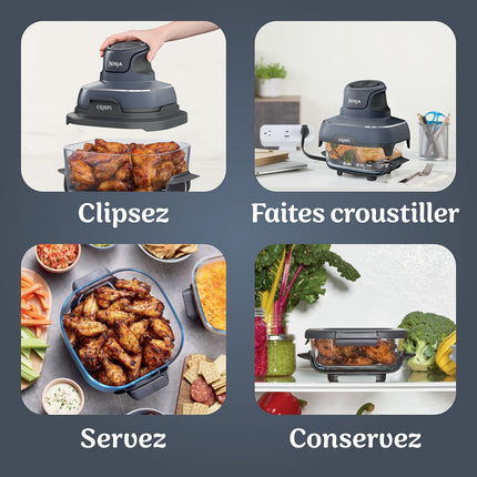 Friteuse sans huile NINJA CRISPi 4-in-1 Cyber Space FN101EUGY