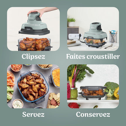 Friteuse sans huile NINJA CRISPi 4-in-1 Cyber Space FN101EUGY