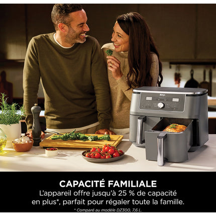 Friteuse sans huile NINJA Airfryer Foodi Dual Zone DZ300EU