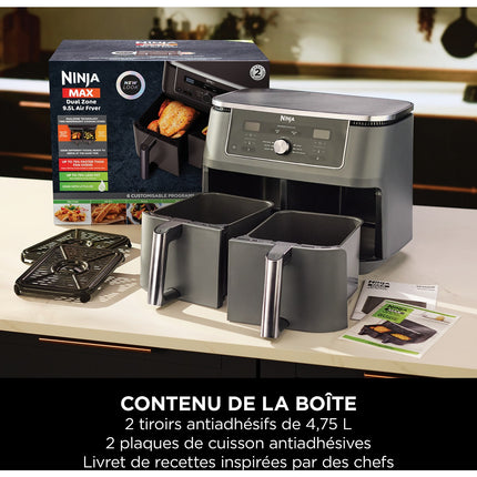 Friteuse sans huile NINJA Airfryer Foodi Dual Zone DZ300EU