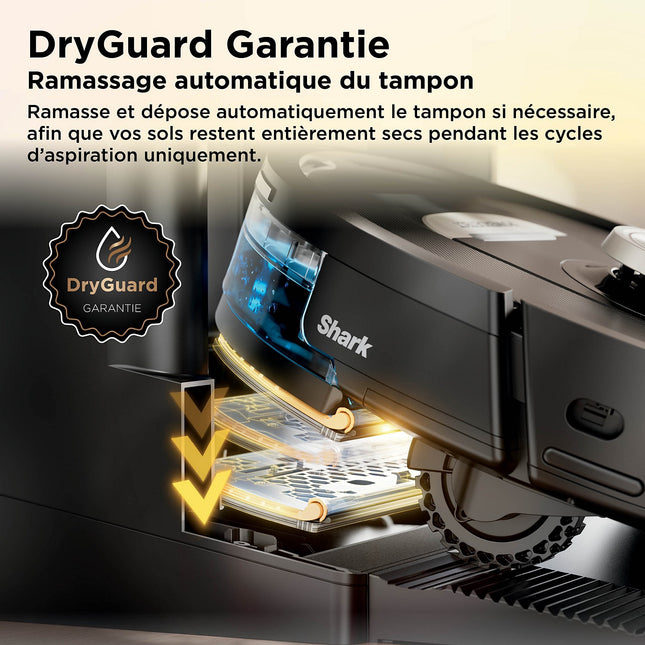 Robot Aspirateur Laveur SHARK PowerDetect ThermaCharged Noir