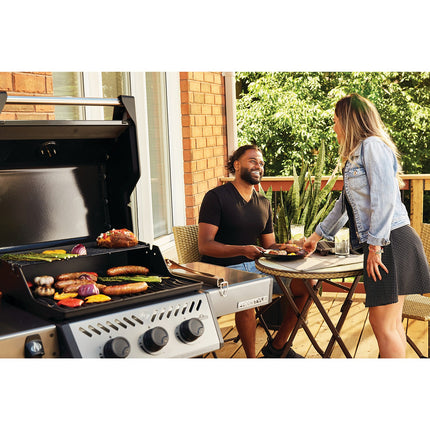 Barbecue gaz NAPOLEON Freestyle F365PGT-FR gris noir 3 brûleurs sur chariot, 51x45 cm