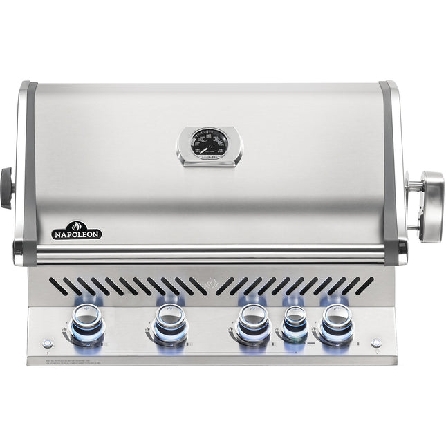 Barbecue gaz NAPOLEON Bipro 500 inox encastrable 5 brûleurs 72x46 cm