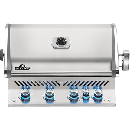 Barbecue gaz NAPOLEON Bipro 500 inox encastrable 5 brûleurs 72x46 cm
