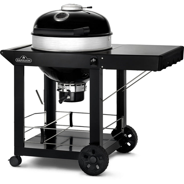 Barbecue charbon NAPOLEON Kettle PRO noir sur chariot 57cm