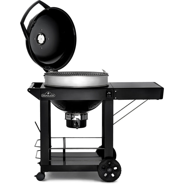 Barbecue charbon NAPOLEON Kettle PRO noir sur chariot 57cm