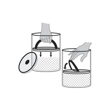 Boite à café AIRSCAPE métal 250g