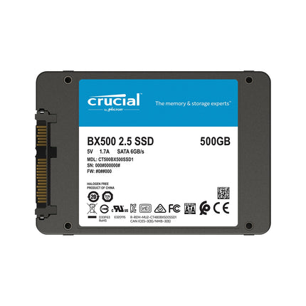 Disque dur SSD interne CRUCIAL 500Go BX500