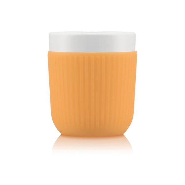 Set BODUM DOURO 2 tasses porcelaine avec manchon