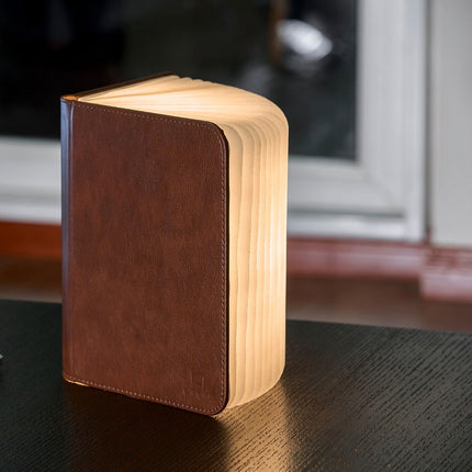Lampe LED GINGKO Smart Booklight - LED Cuir Marron
