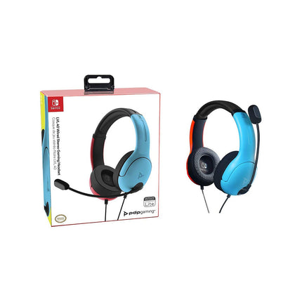 Casque gamer PDP Switch LVL40 Bleu/Rouge