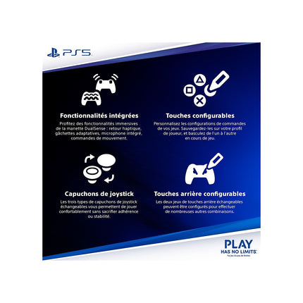 Manette SONY DualSense Edge PS5 et PC