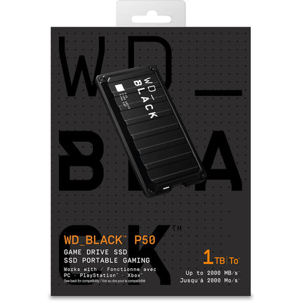 Disque dur SSD externe WESTERN DIGITAL BLACK P50 1TO Game Drive SSD