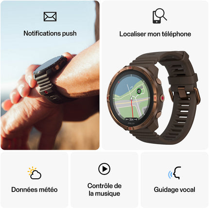 Montre sport POLAR Grit X2 Maron S-L