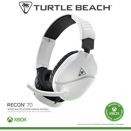Casque gamer TURTLE BEACH Recon 70X Blanc 2024